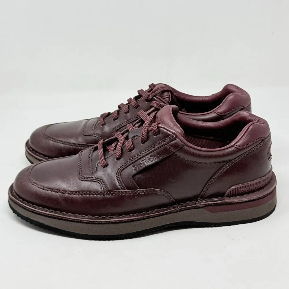 Rockport ProWalker 9000 Limited Edition Shoes Mens 8.5 M Burgundy Leather Casual